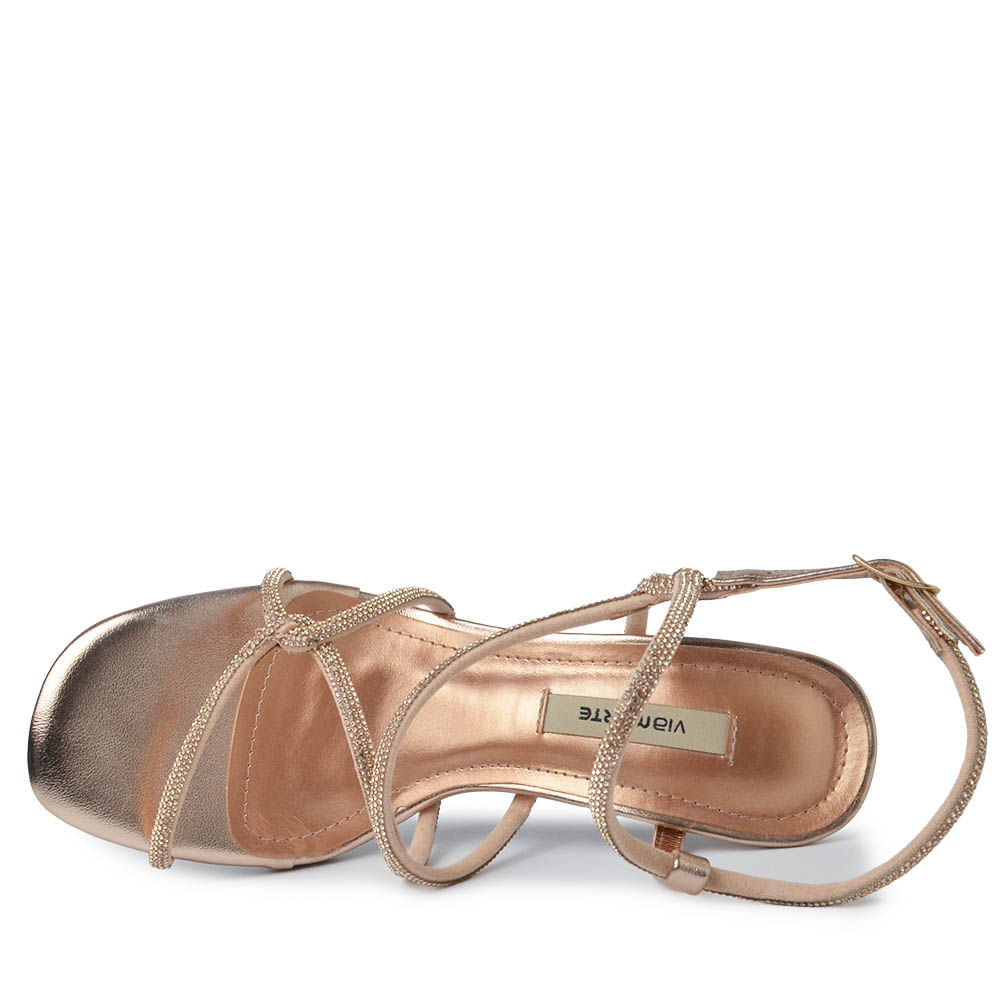 Sandália Via Marte Feminina Salto Alto 149-012-01 - Foto 4