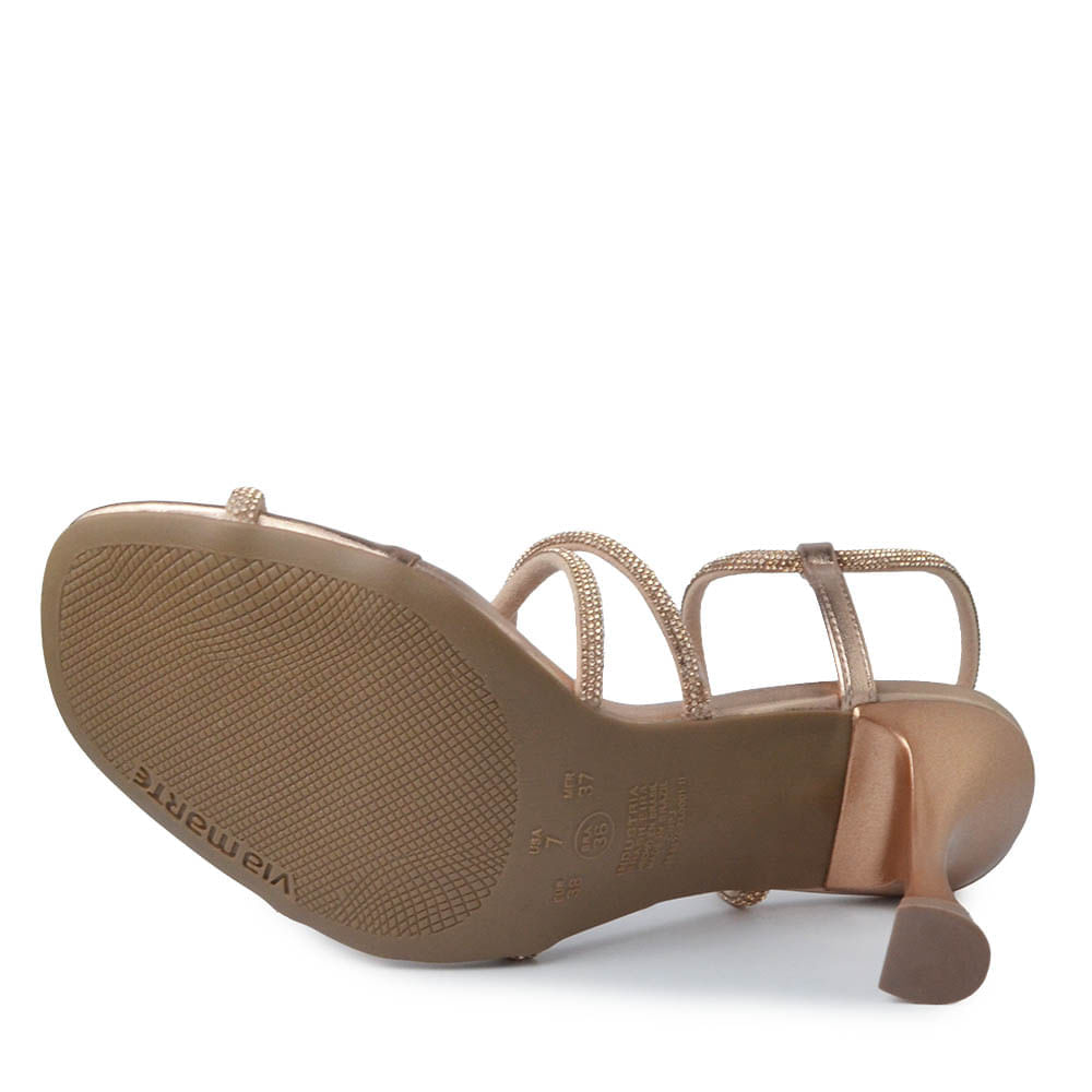 Sandália Via Marte Feminina Salto Alto 149-012-01 - Foto 5