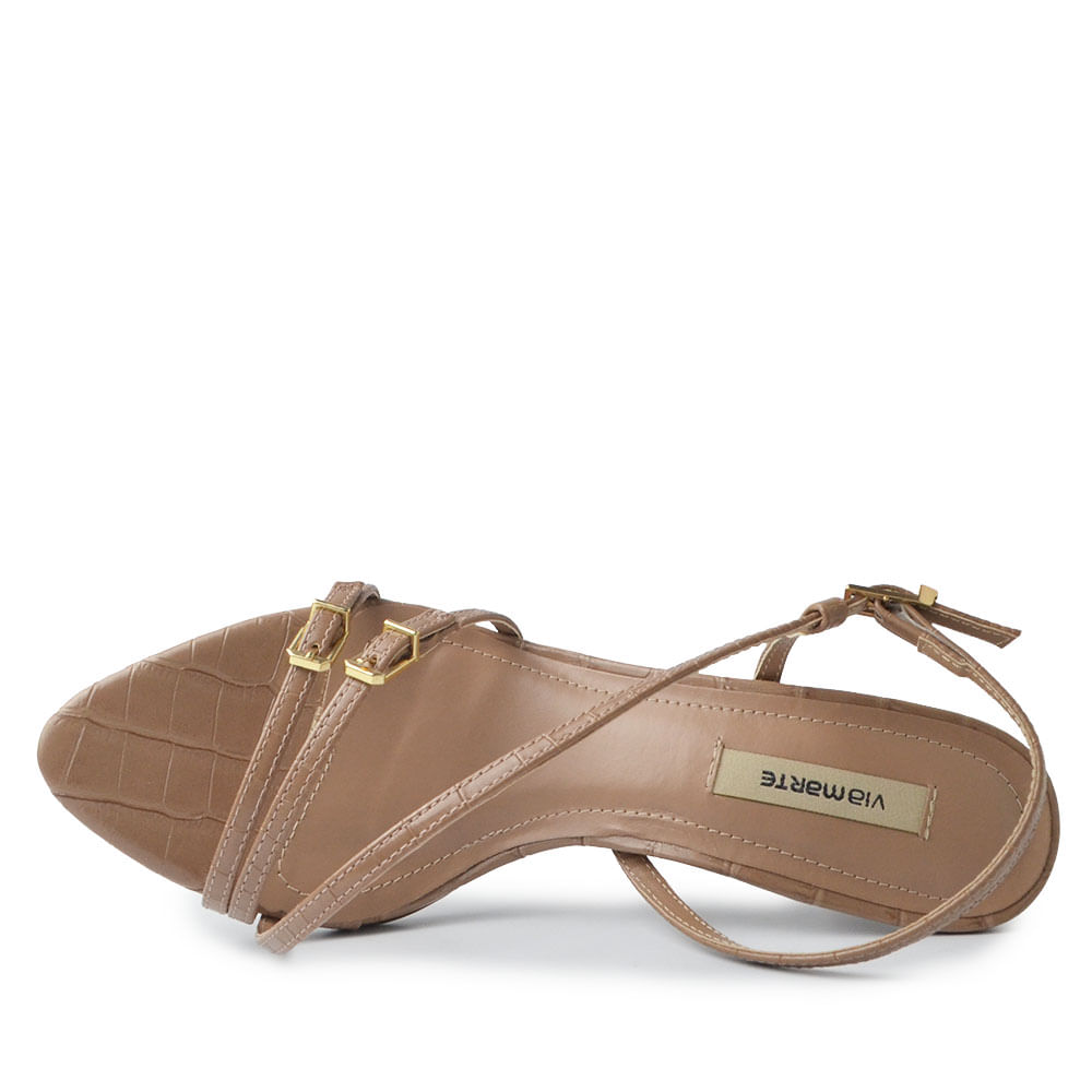 Sandália Via Marte Feminina Salto Alto 336-001-01 - Foto 4