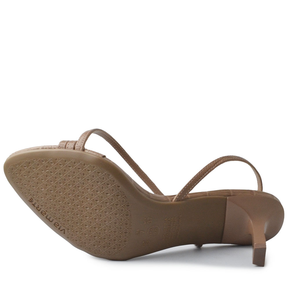 Sandália Via Marte Feminina Salto Alto 336-001-01 - Foto 5