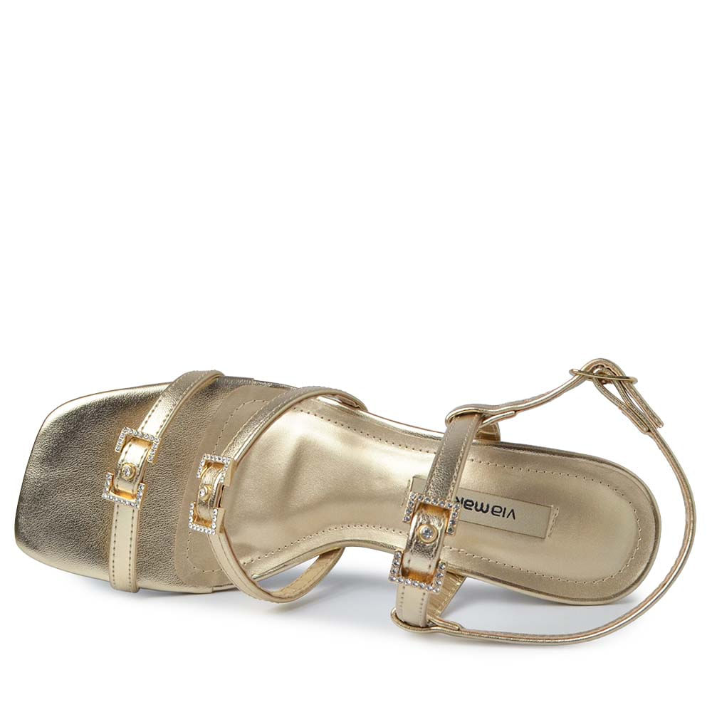 Sandália Via Marte Feminina Salto Alto 288-014-01 - Foto 4