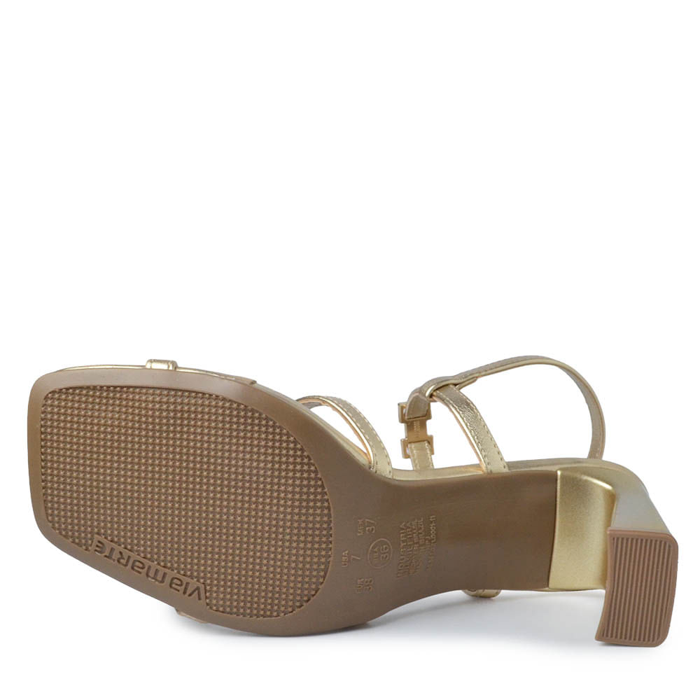 Sandália Via Marte Feminina Salto Alto 288-014-01 - Foto 5