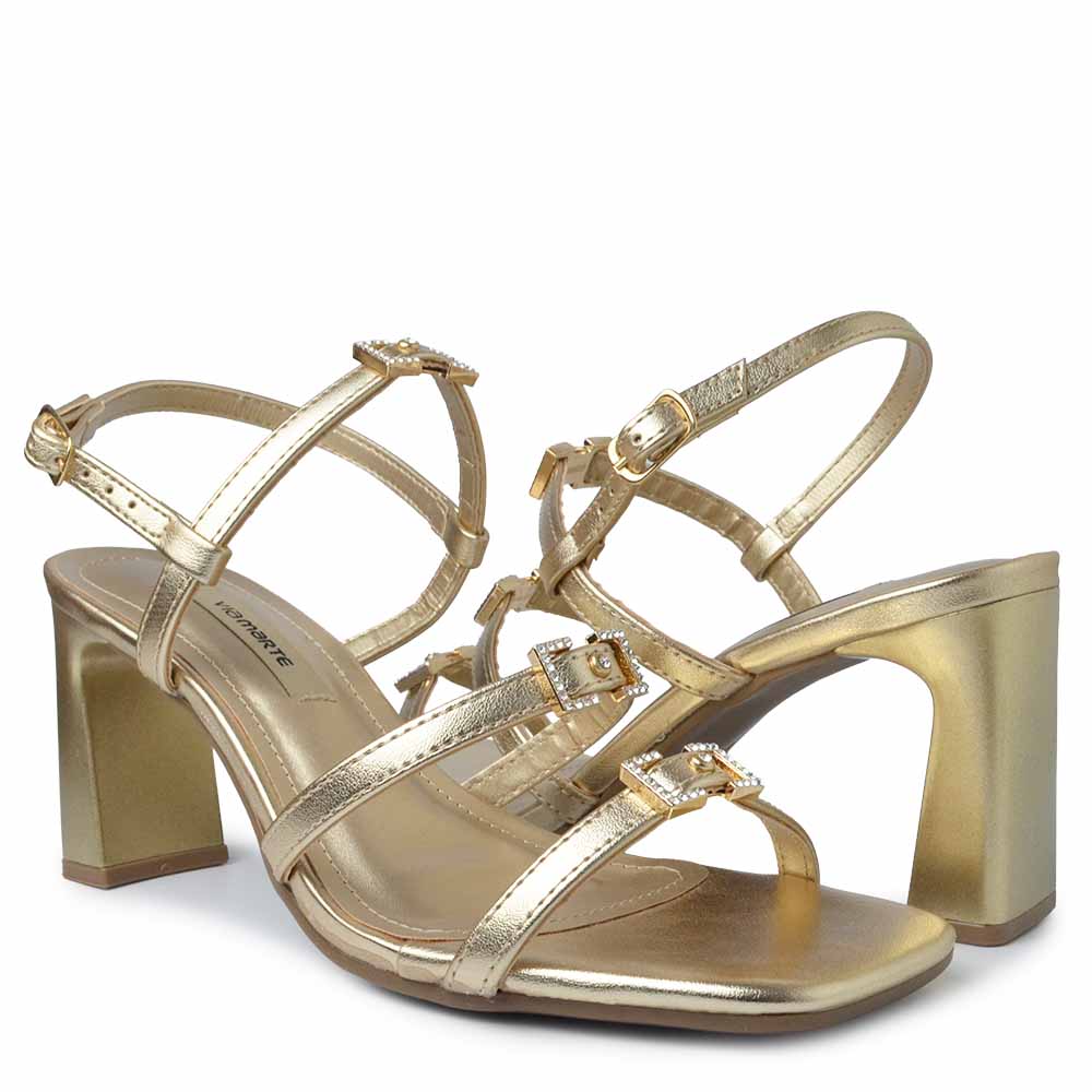 Sandália Via Marte Feminina Salto Alto 288-014-01 - Foto 6