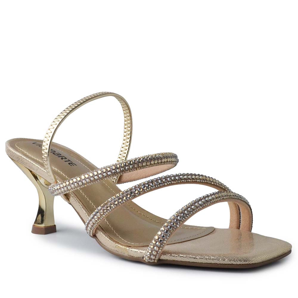 Sandália Salto Alto Via Marte Feminina 177-045-04 - Foto 2