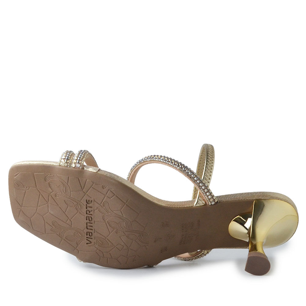 Sandália Salto Alto Via Marte Feminina 177-045-04 - Foto 5