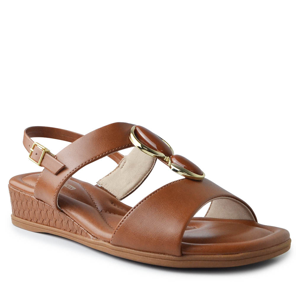 Sandália Anabela Comfortflex Feminina 2570405 - Foto 2