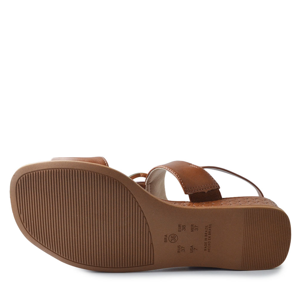 Sandália Anabela Comfortflex Feminina 2570405 - Foto 5