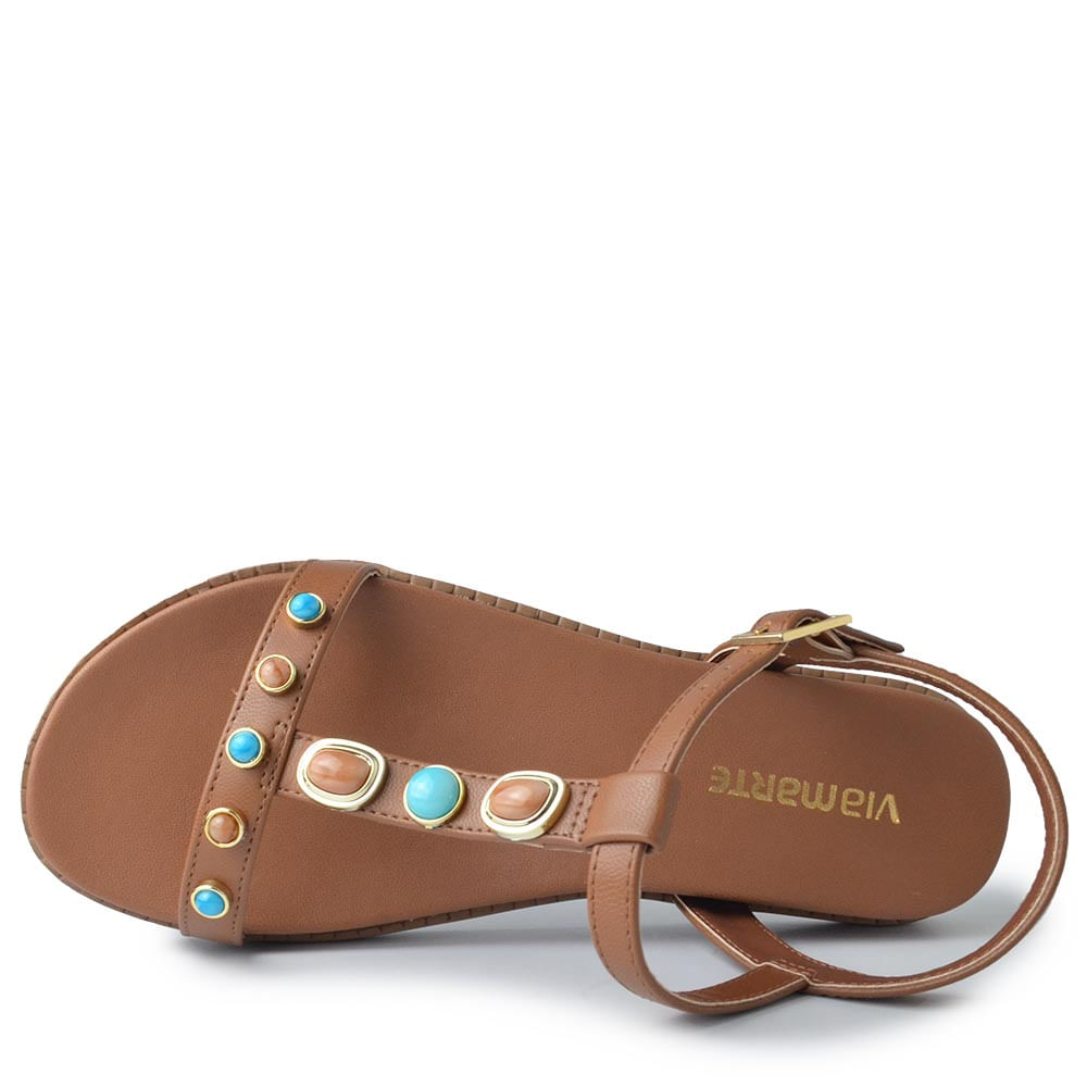 Sandália Papete Via Marte Feminina 107-036-07 - Foto 4