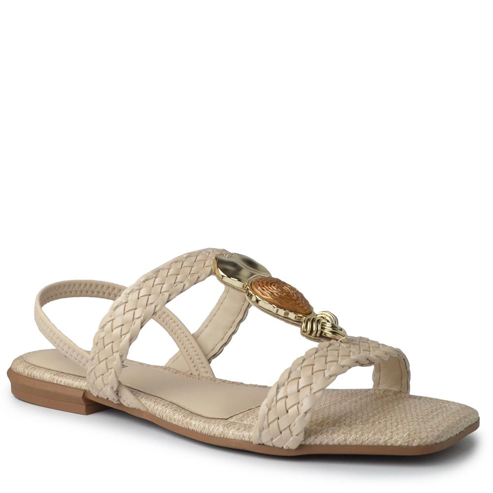 Sandália Rasteira Mississipi Feminina JO401 - Foto 2