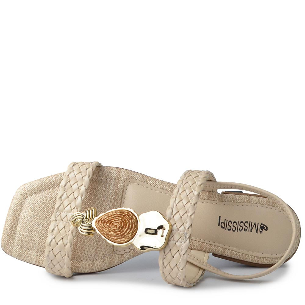 Sandália Rasteira Mississipi Feminina JO401 - Foto 4