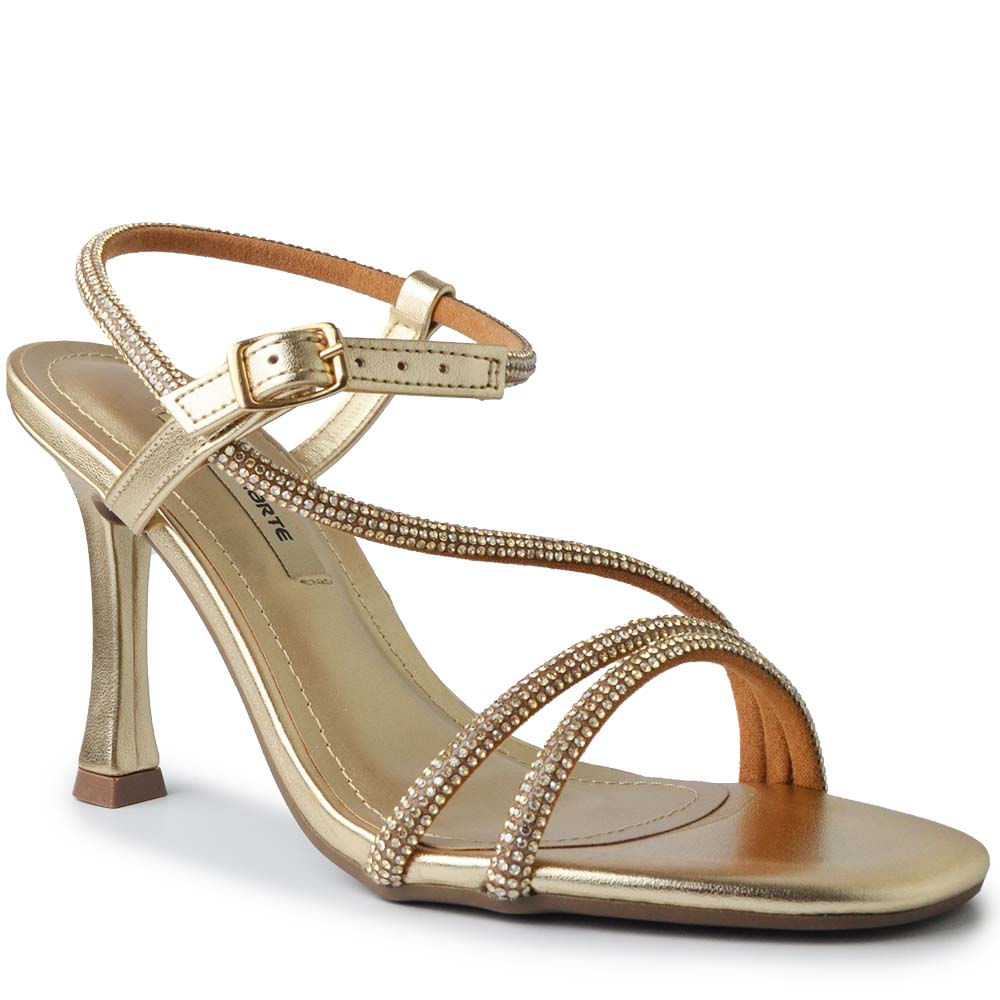 Sandália Via Marte Salto Alto Feminina 195-003-03 - Foto 2