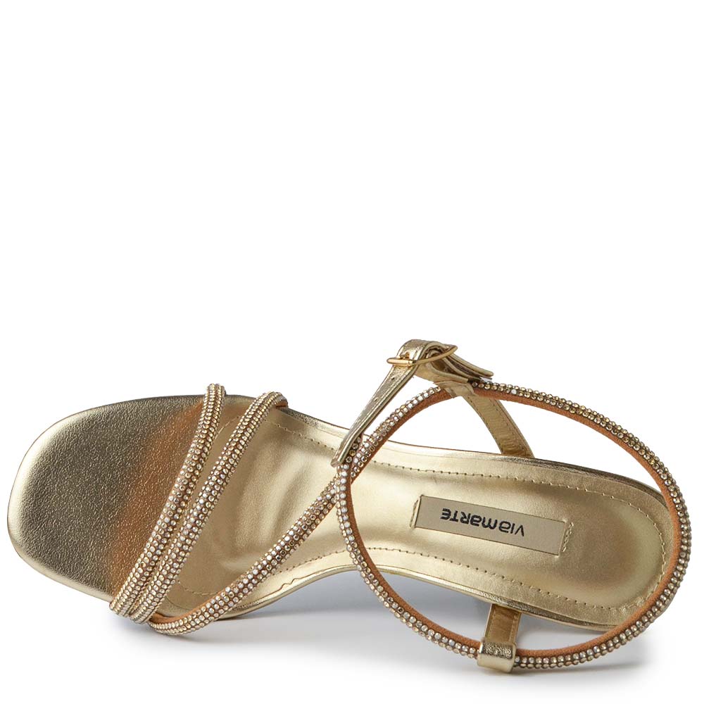 Sandália Via Marte Salto Alto Feminina 195-003-03 - Foto 4