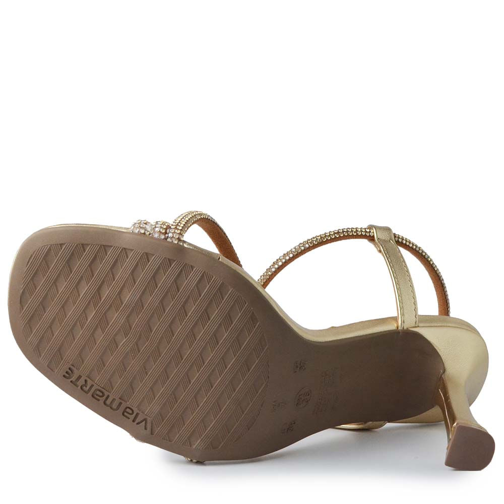 Sandália Via Marte Salto Alto Feminina 195-003-03 - Foto 5