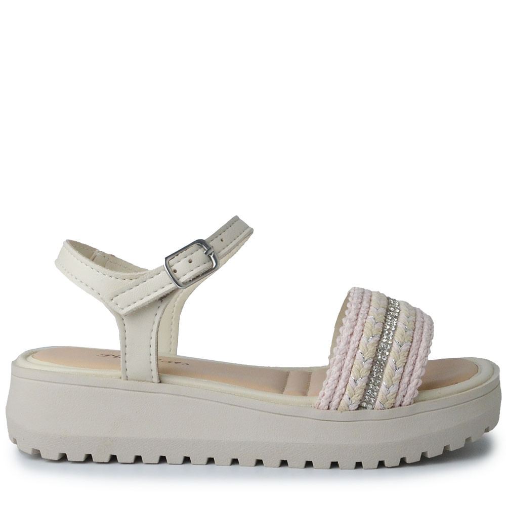 Sandália Papepte Infantil Pink Cats Feminina V5972 - Foto 1