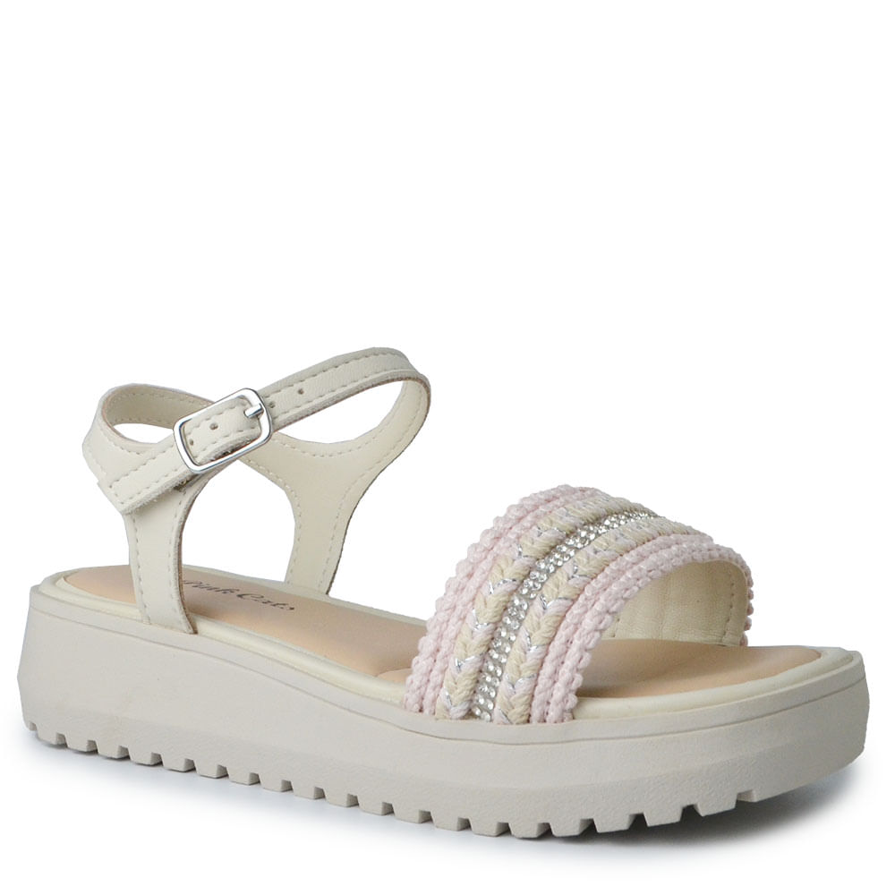 Sandália Papepte Infantil Pink Cats Feminina V5972 - Foto 2