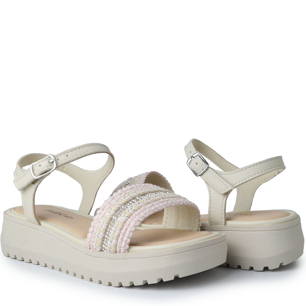 Sandália Papepte Infantil Pink Cats Feminina V5972 - Foto 6