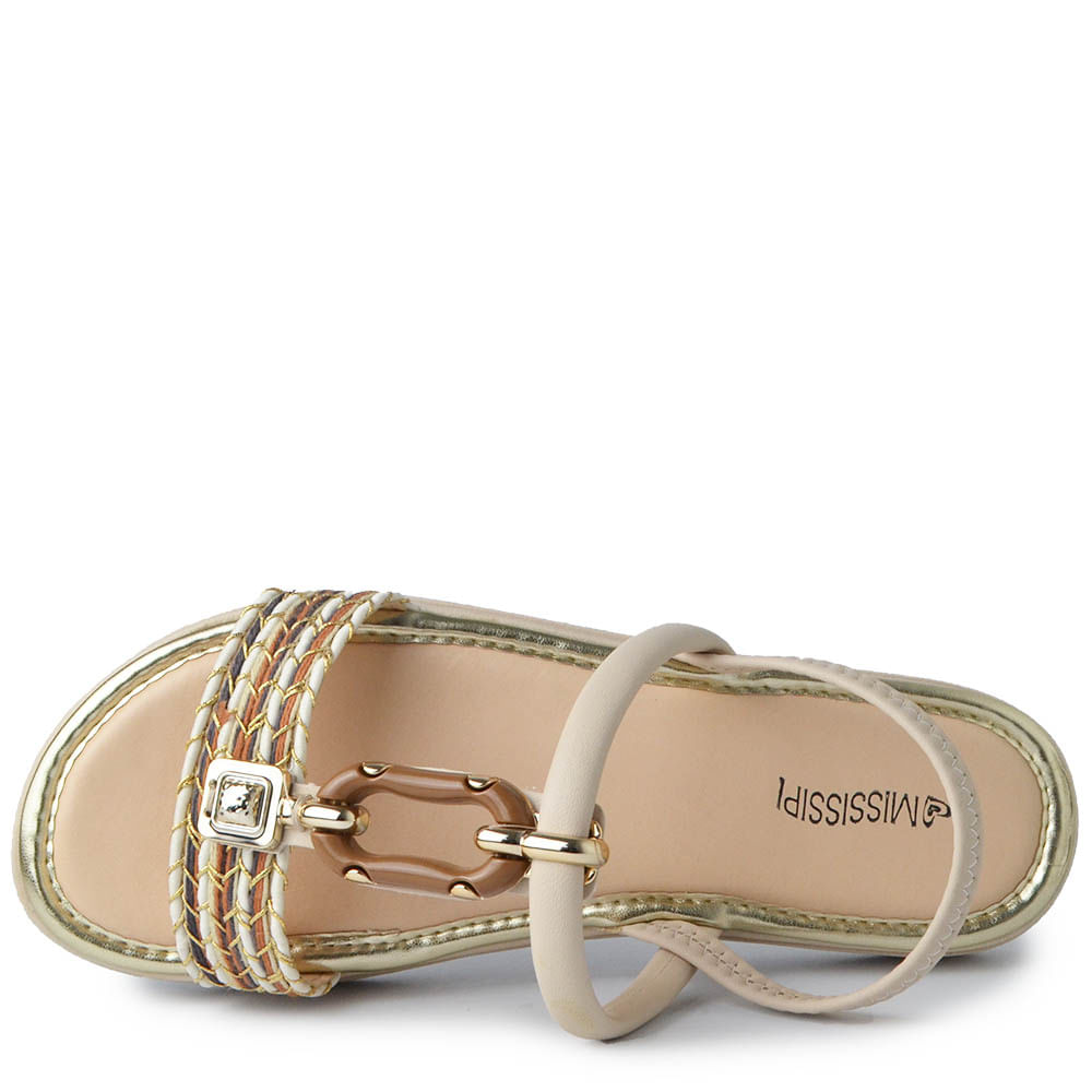 Sandália Flatform Mississipi Feminina JO061 - Foto 4