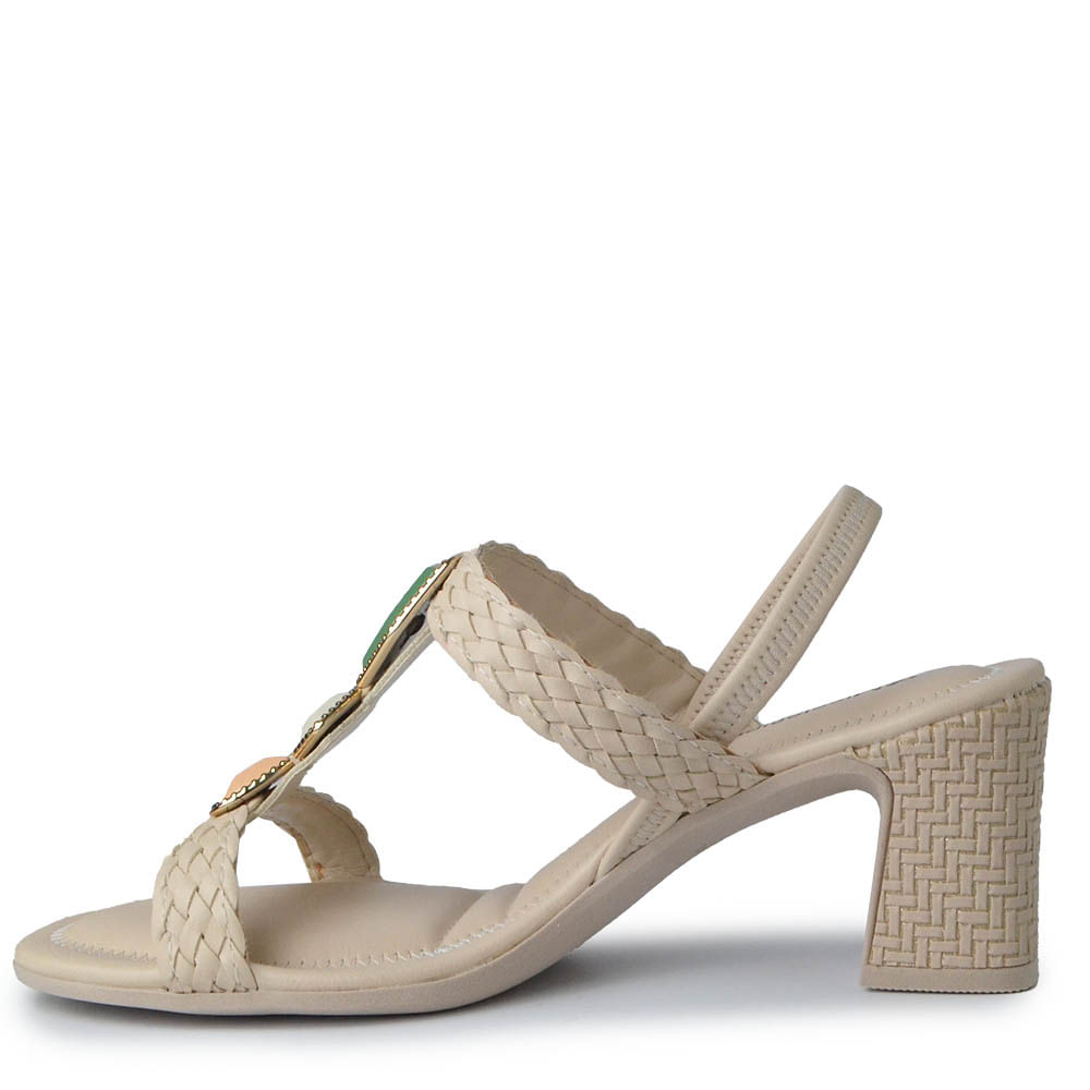 Sandália Mississipi de Salto Bloco Feminina JO482 - Foto 3