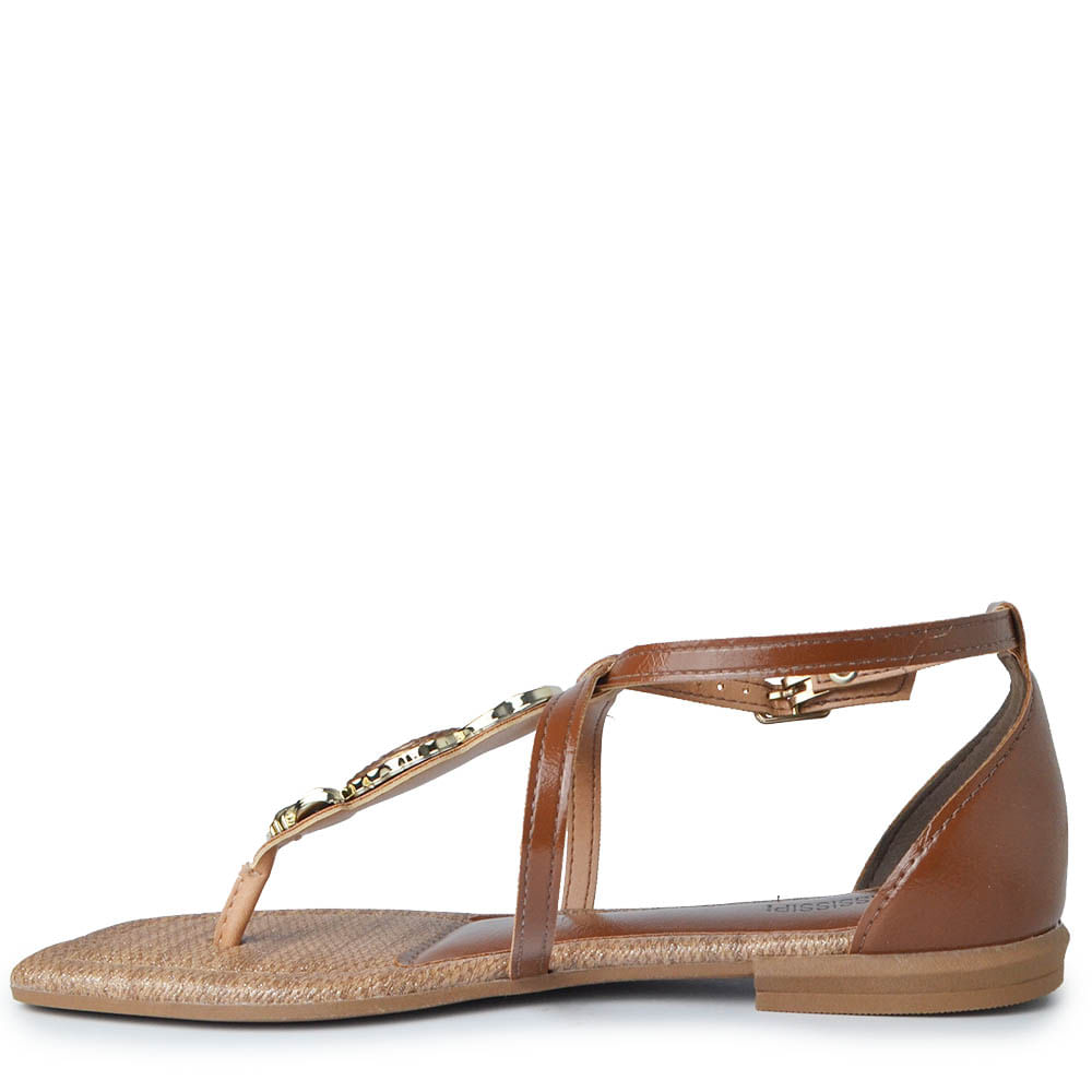 Sandália Rasteira Mississipi Feminina JO400 - Foto 3