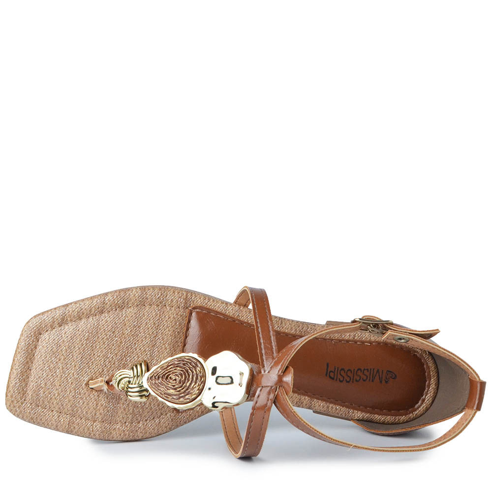 Sandália Rasteira Mississipi Feminina JO400 - Foto 4