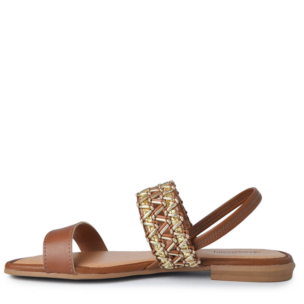 Sandália Rasteira Mississipi Feminina JO441 - Foto 3