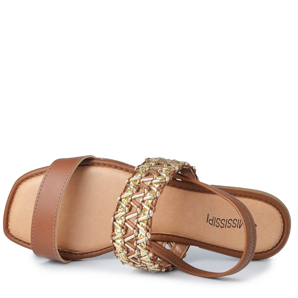 Sandália Rasteira Mississipi Feminina JO441 - Foto 4