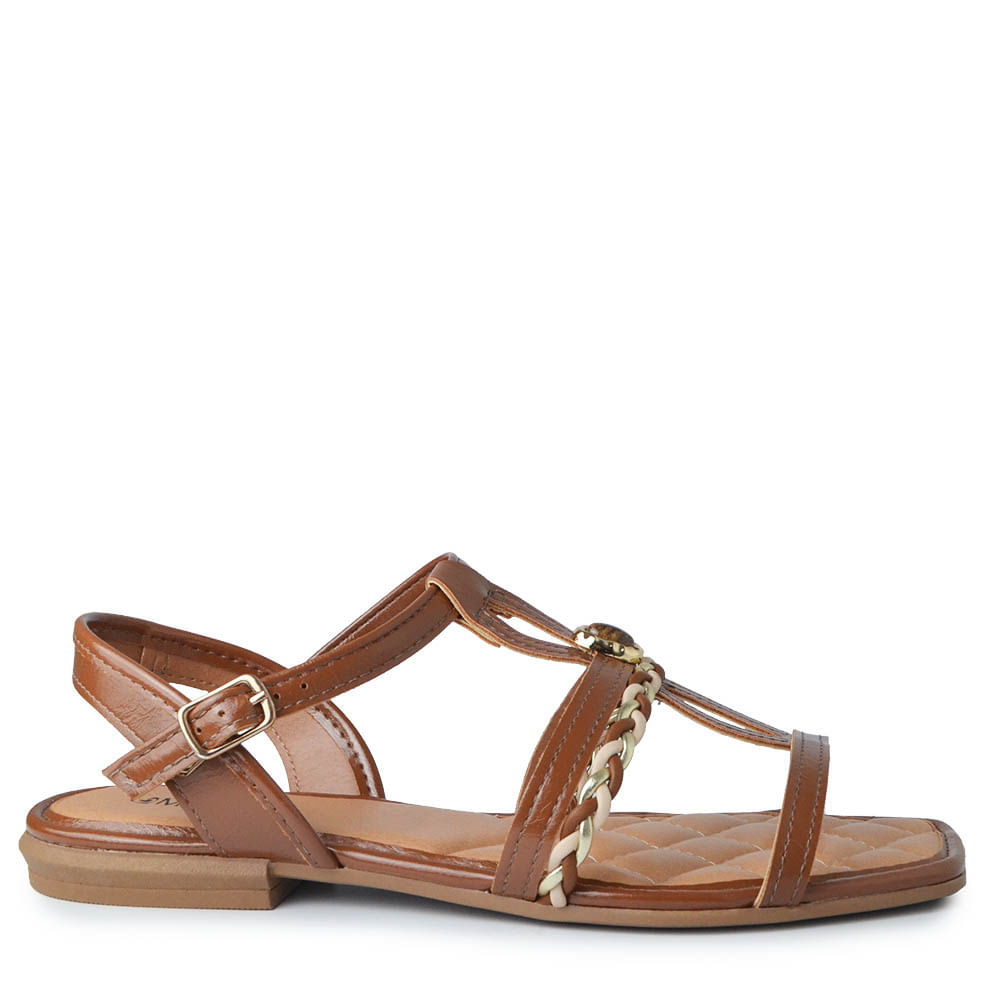 Sandália Rasteira Mississipi Feminina JO391 - Foto 1