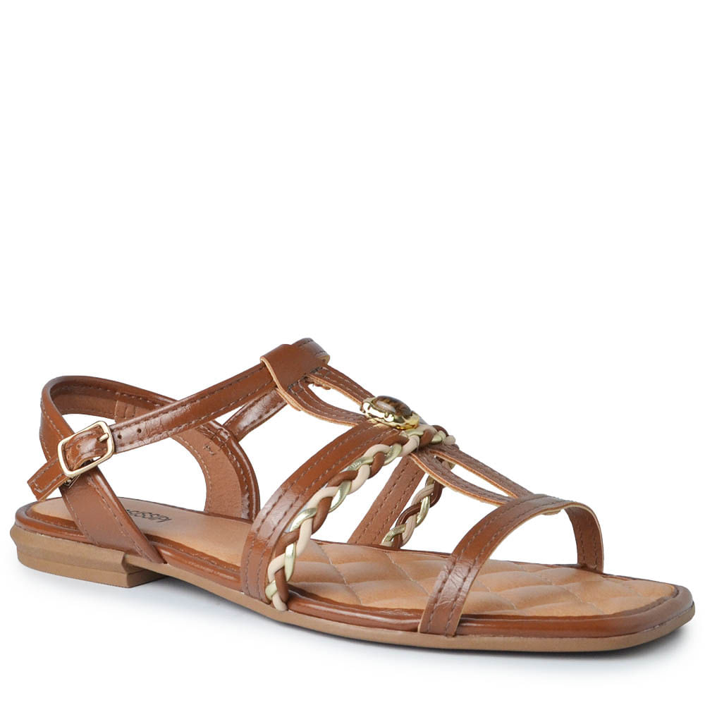 Sandália Rasteira Mississipi Feminina JO391 - Foto 2