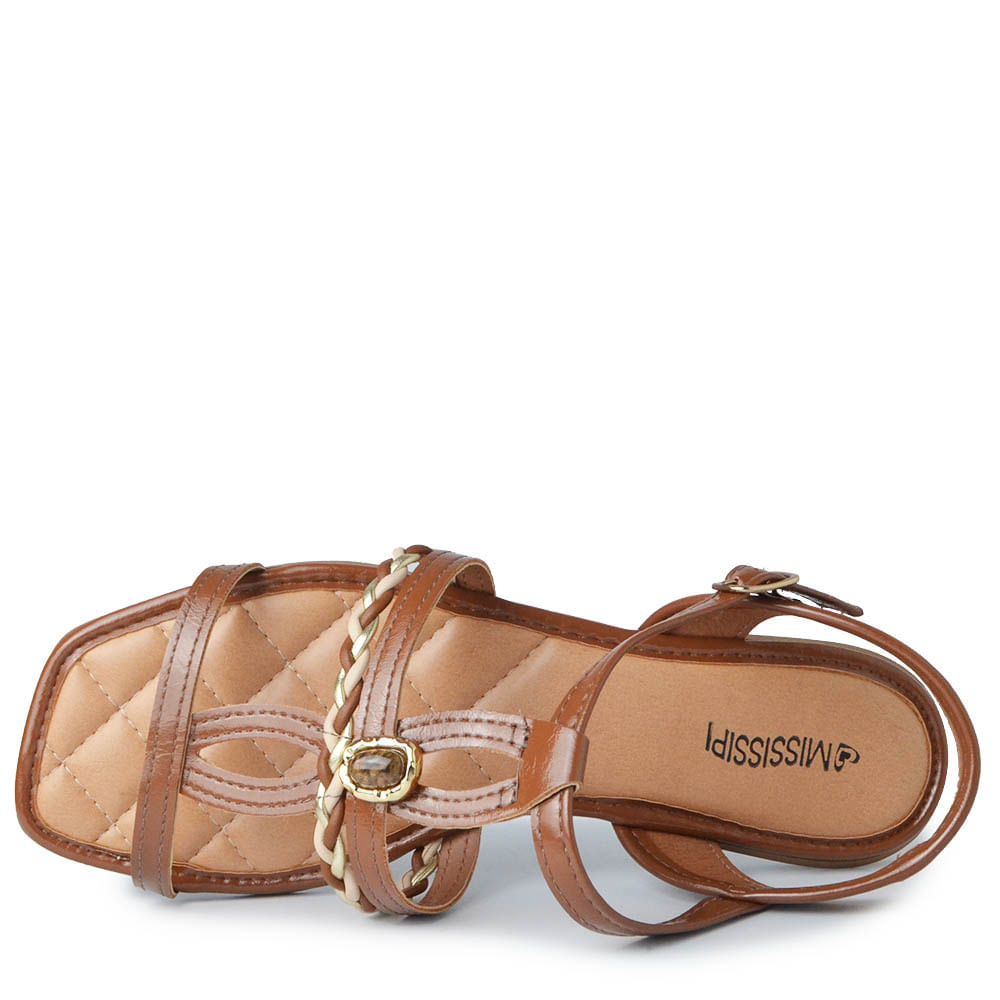 Sandália Rasteira Mississipi Feminina JO391 - Foto 4