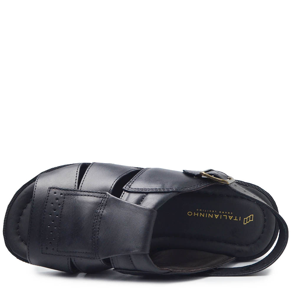 Sandalia Italianinho Fivela Masculina 10340302 - Foto 4