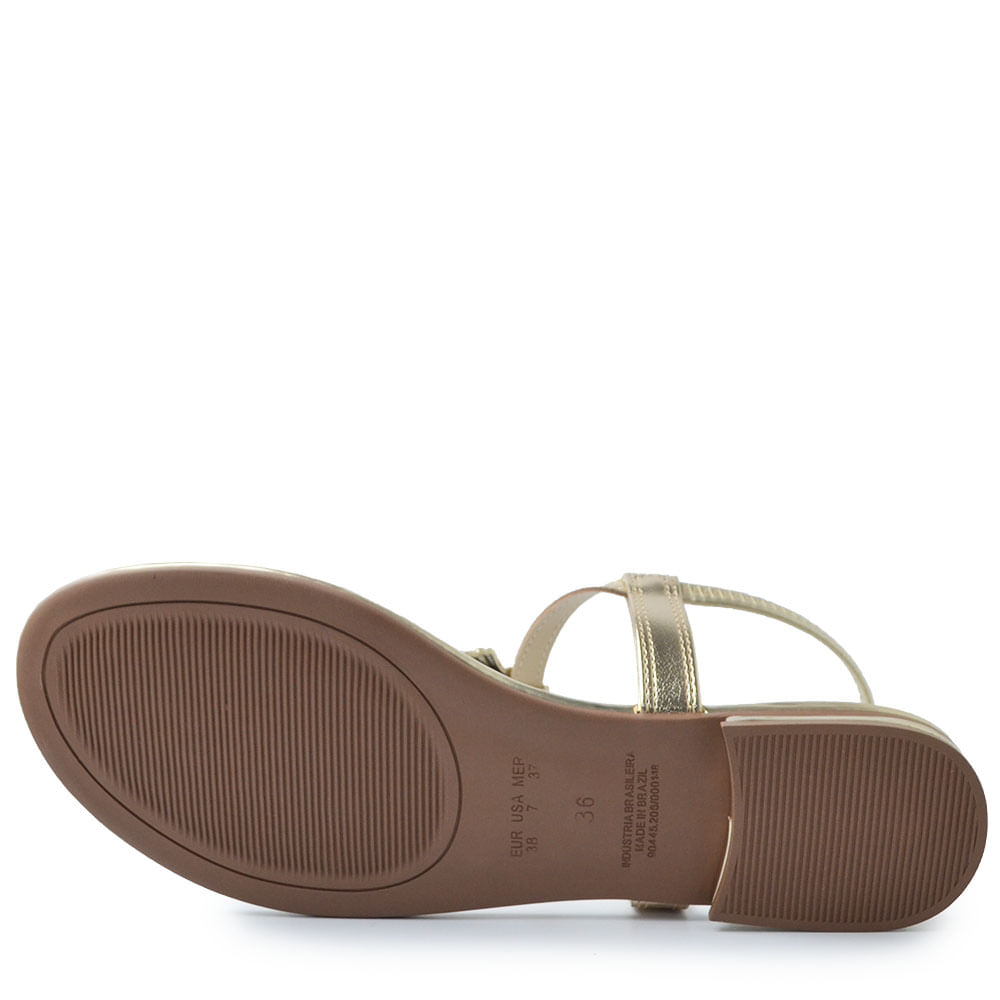 Sandália Rasteira Bebecê Feminina T1028-541 - Foto 5