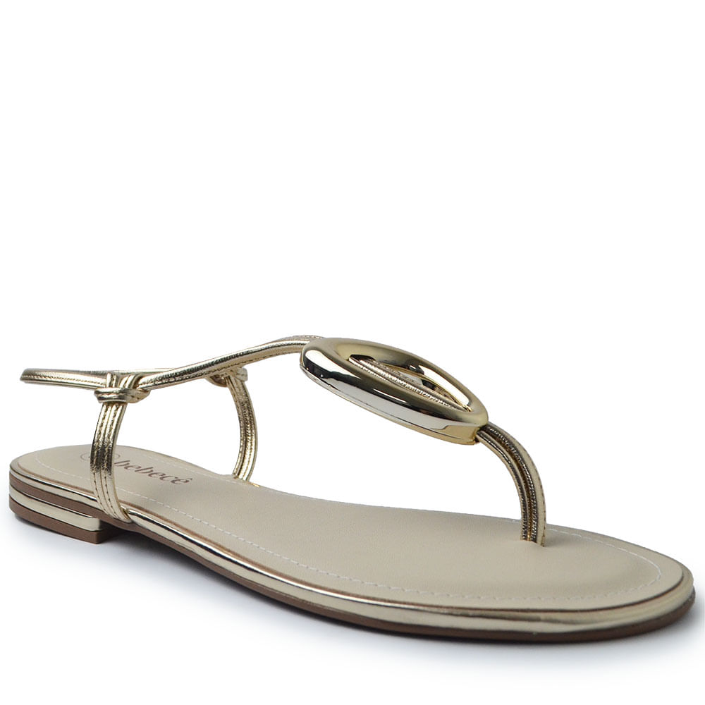 Sandália Rasteira Bebecê Feminina T1028-494 - Foto 2