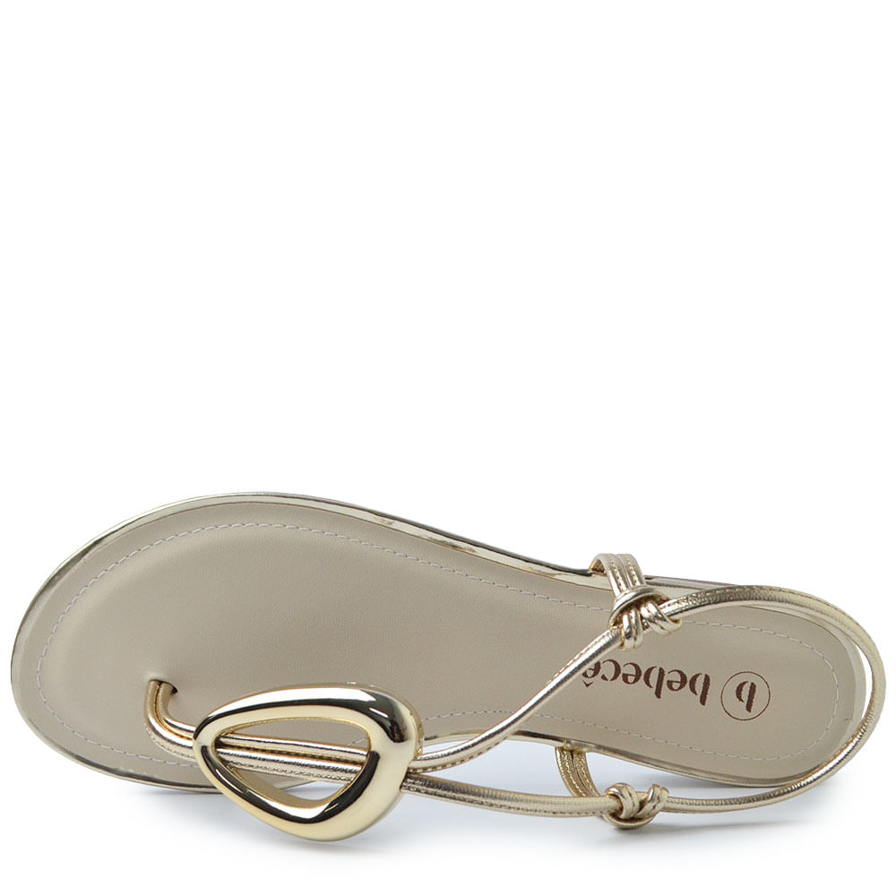 Sandália Rasteira Bebecê Feminina T1028-494 - Foto 4