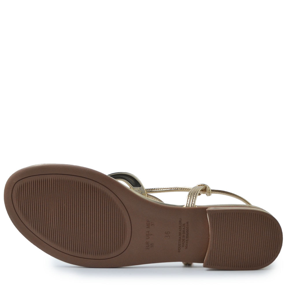 Sandália Rasteira Bebecê Feminina T1028-494 - Foto 5