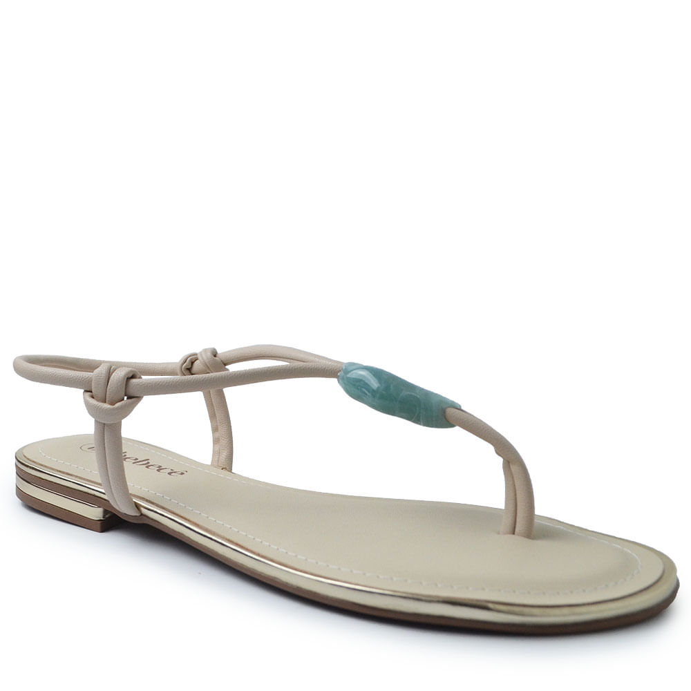 Sandália Rasteira Bebecê Feminina T1028-251 - Foto 2