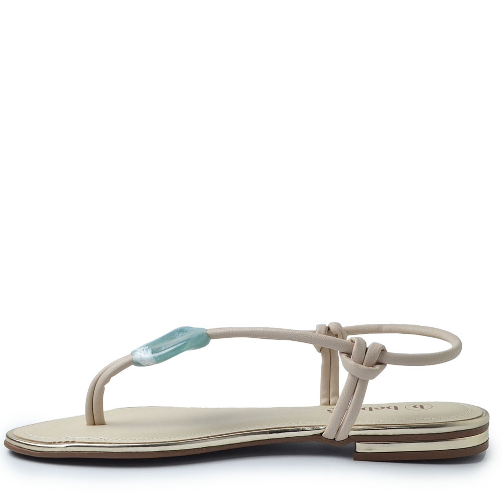 Sandália Rasteira Bebecê Feminina T1028-251 - Foto 3