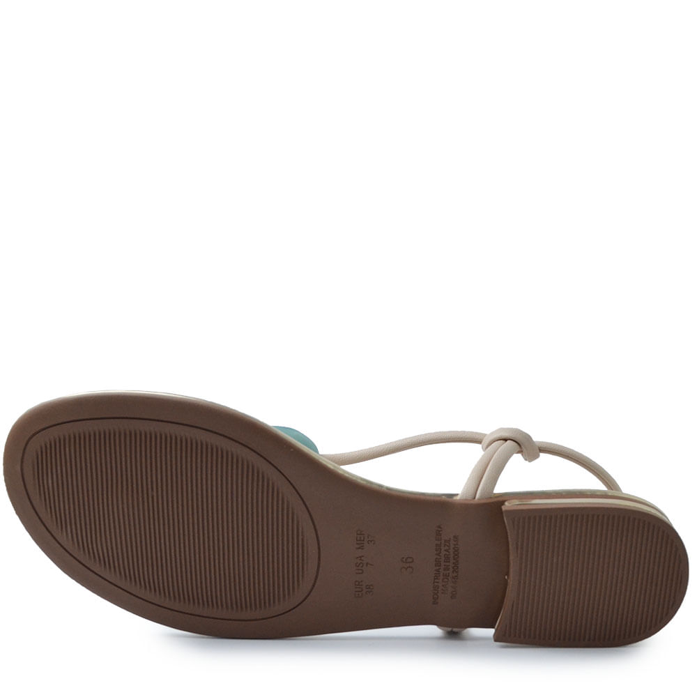 Sandália Rasteira Bebecê Feminina T1028-251 - Foto 5