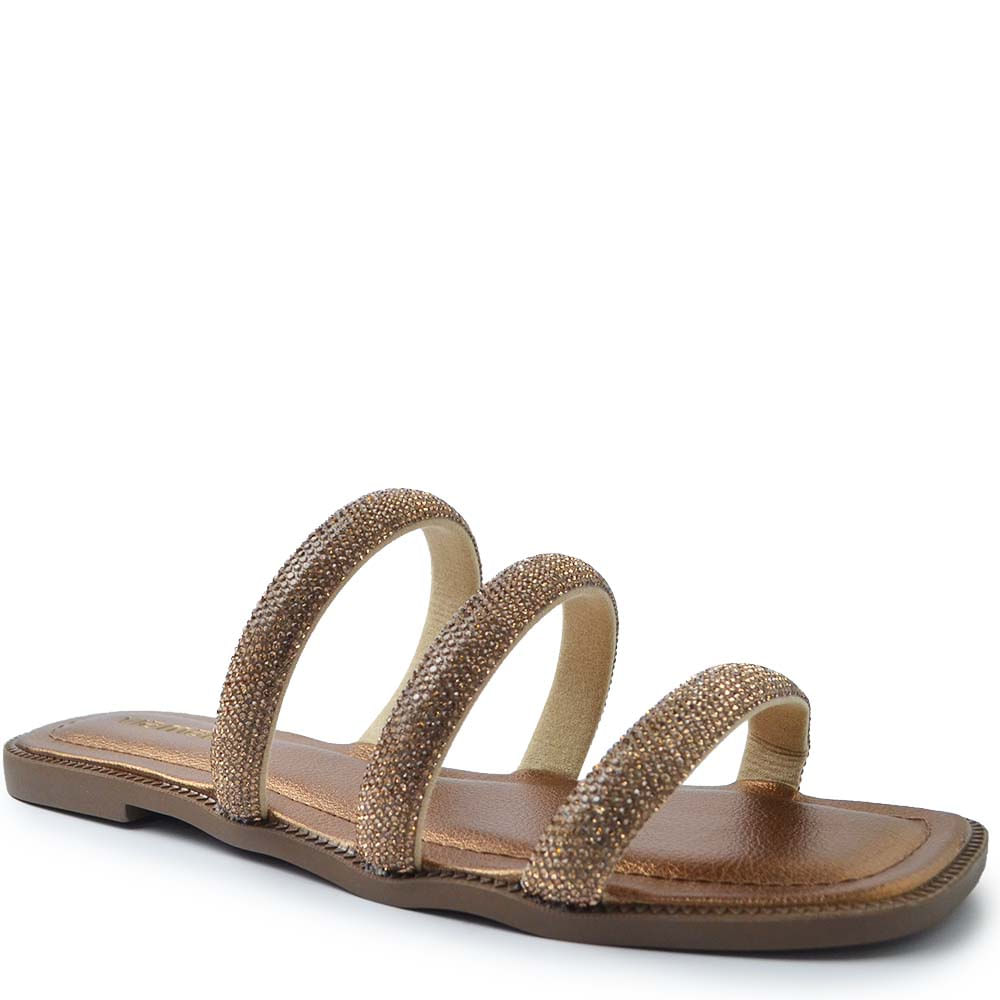 Sandália Rasteira Via Marte Feminina 291-005-01 - Foto 2