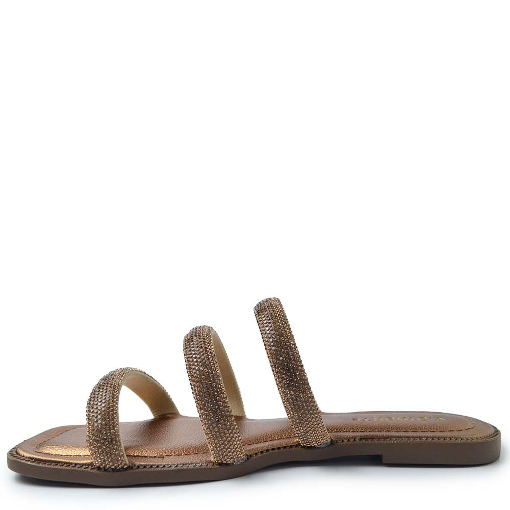 Sandália Rasteira Via Marte Feminina 291-005-01 - Foto 3