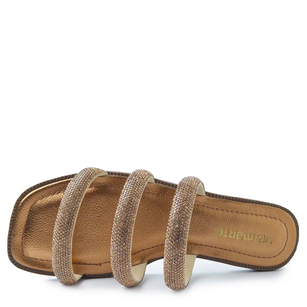 Sandália Rasteira Via Marte Feminina 291-005-01 - Foto 4