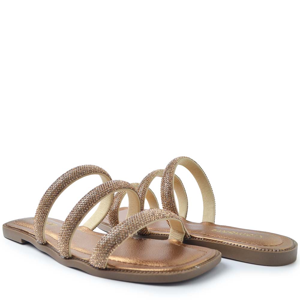 Sandália Rasteira Via Marte Feminina 291-005-01 - Foto 6