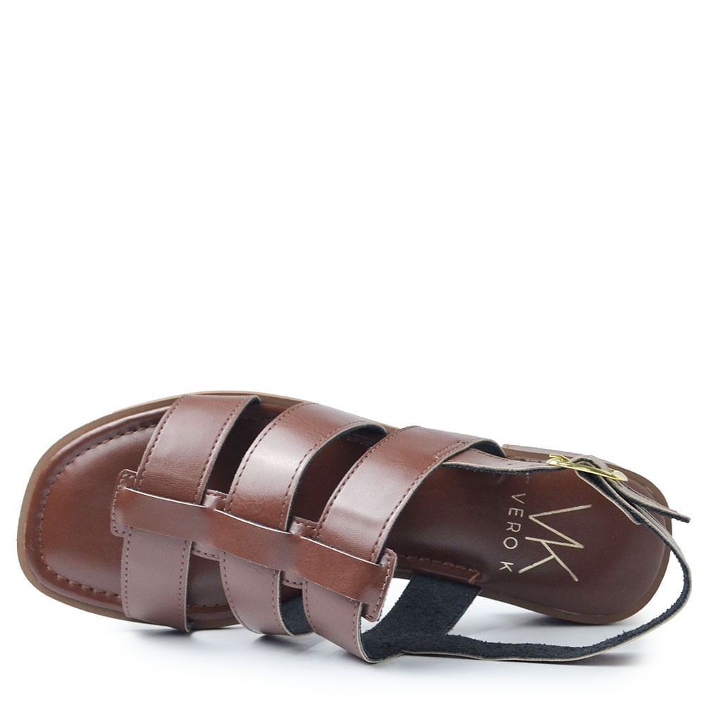 Sandália Salto Bloco Vero K Feminina 105006 - Foto 4