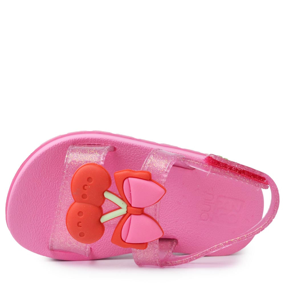 Sandália Papete Infantil Zaxy Feminina Nina Cherry 19265 - Foto 4