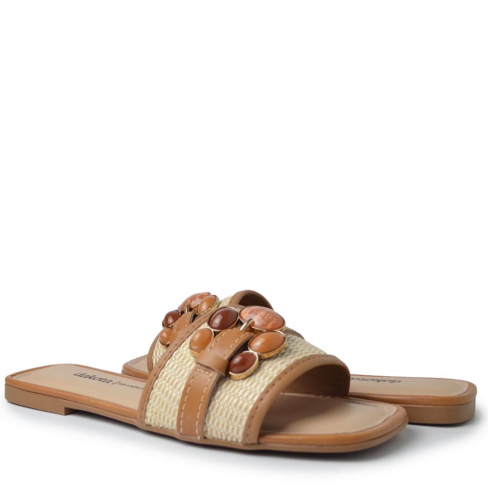 Sandália Rasteira Dakota Feminina Y9383 - Foto 6