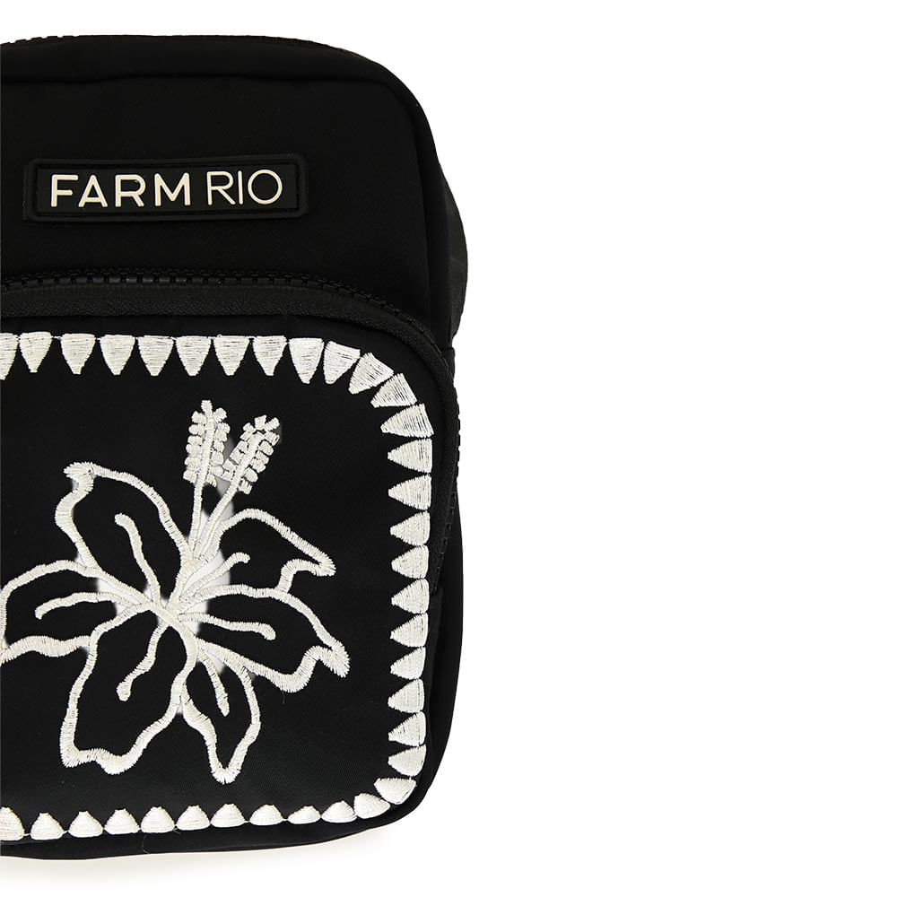 Bolsa Farm da Gema Hibisco Surfarm 78328455A - Foto 3