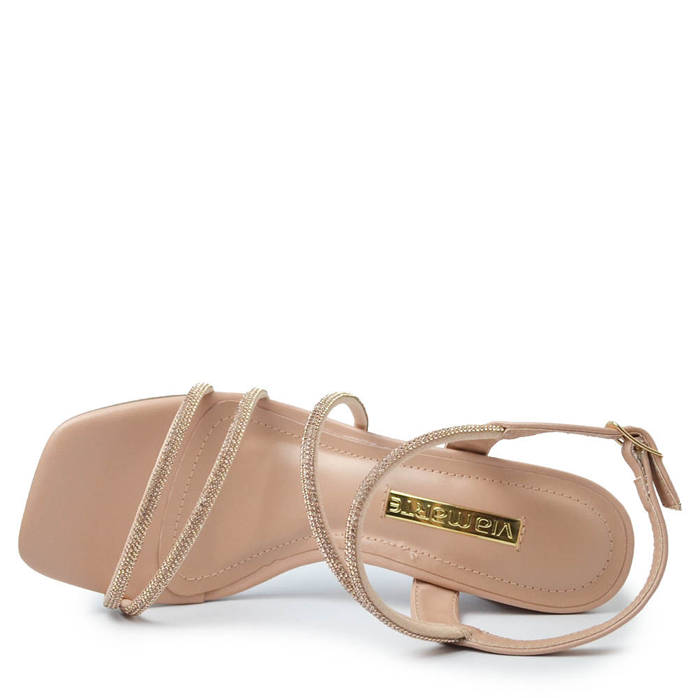 Sandália Via Marte Salto Bloco Feminina 139-039-01 - Foto 4