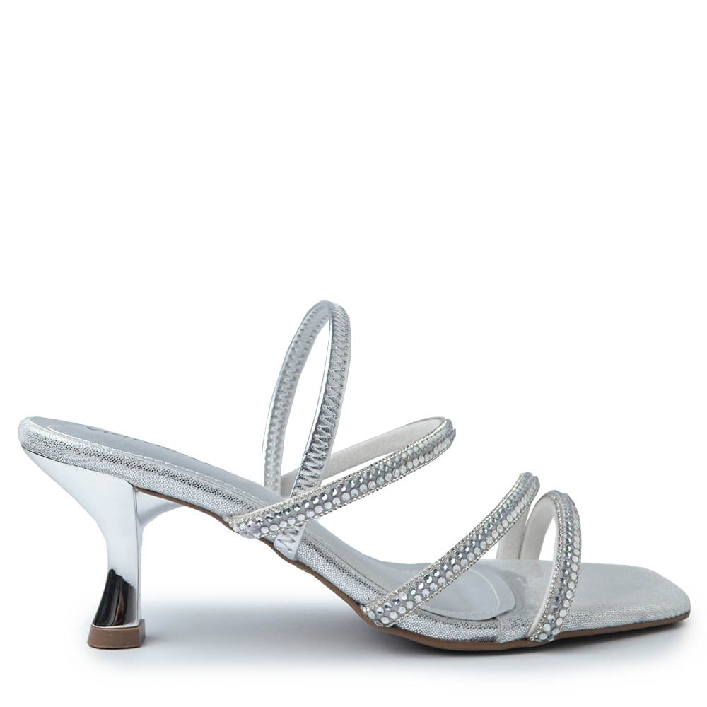 Sandália Via Marte Salto Alto Feminina 177-045-03 - Foto 1