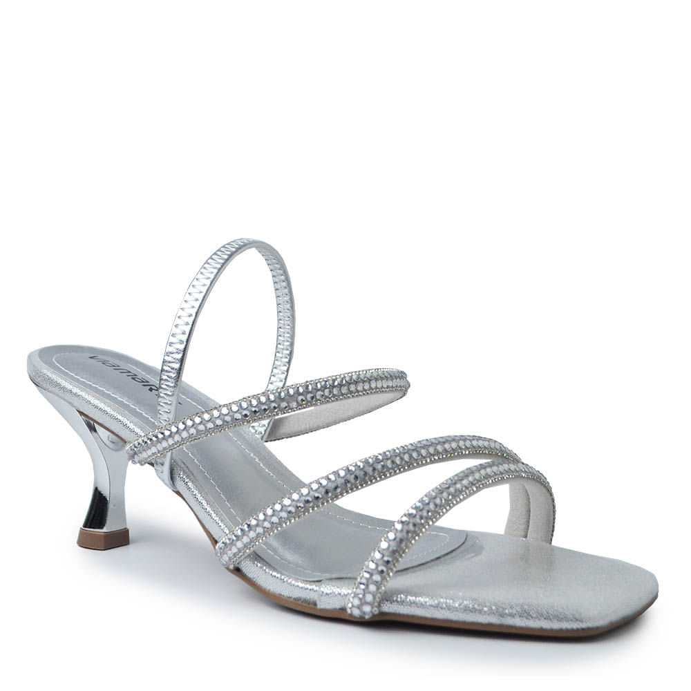 Sandália Via Marte Salto Alto Feminina 177-045-03 - Foto 2