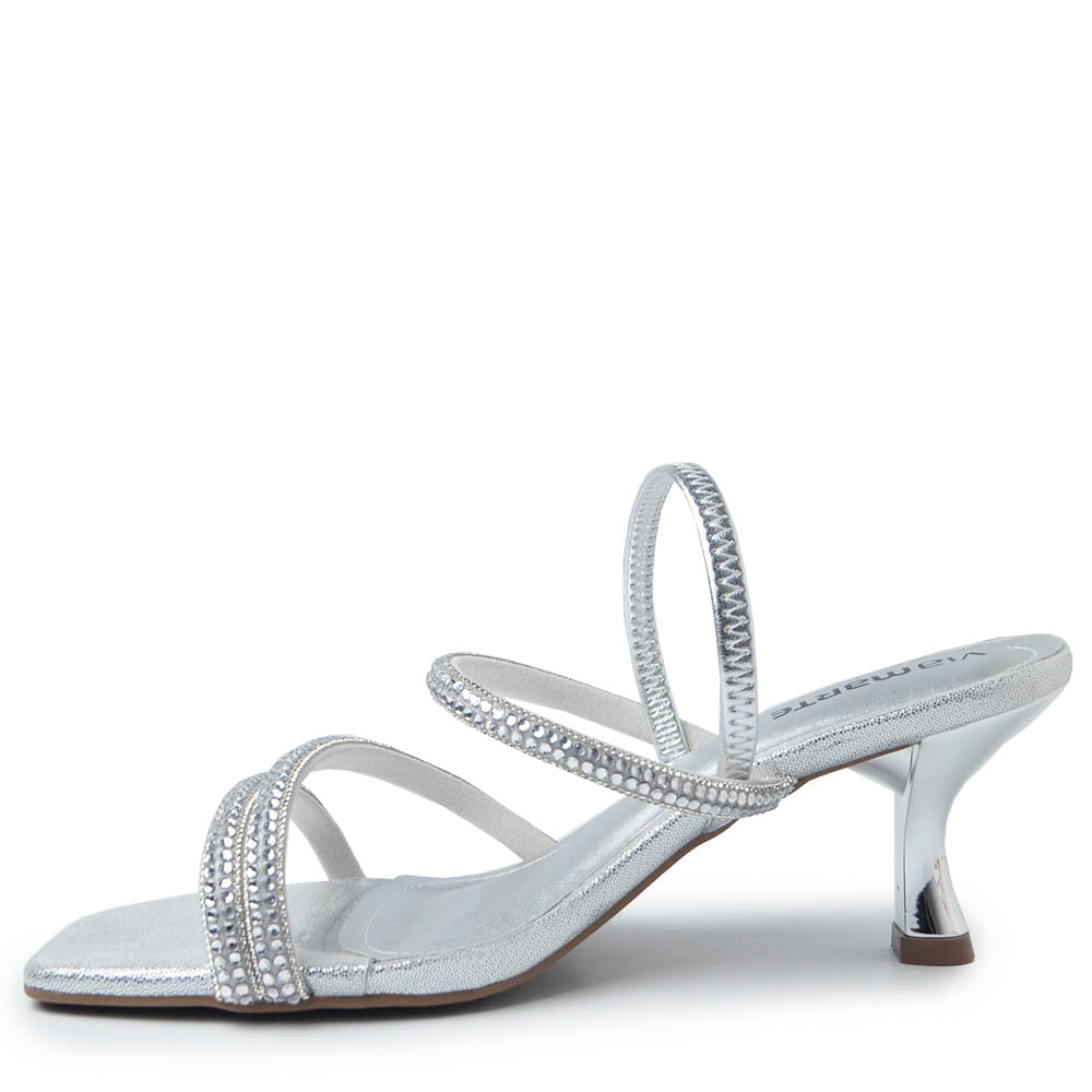 Sandália Via Marte Salto Alto Feminina 177-045-03 - Foto 3