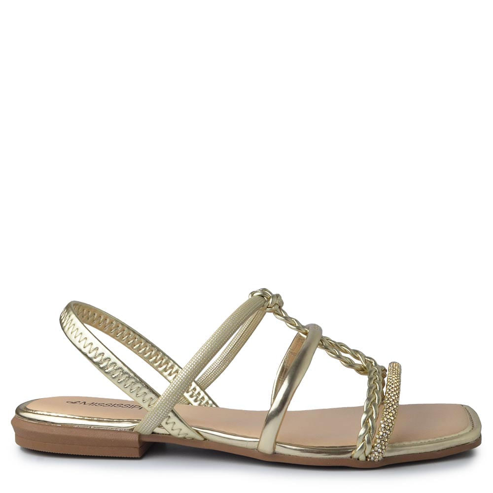 Sandália Rasteira Mississipi Feminina JO662 - Foto 1